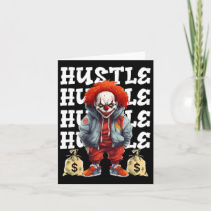 Hip Hop Skräck Klov Hustle Pengar Urbyn Streetwear Kort