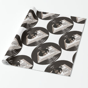 HIP HOP SLÅR EXPERTISLYRISK DIKT PÅ TURNTABLE PRESENTPAPPER