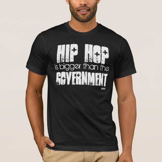 HIP HOP som är större än regeringBLKEN T-shirt (Framsida)