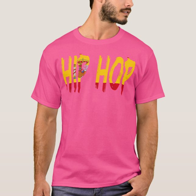 Hip hop Spanien Stil T Shirt (Framsida)