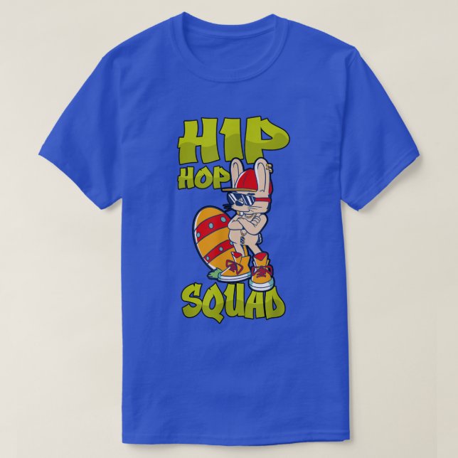 Hip hop Squad Retro Bunny Old school Rap  T Shirt (Design framsida)