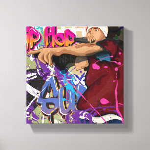 Hip hop Star Canvastryck