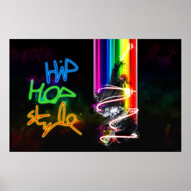 Hip hop Stil Poster (Framsidan)
