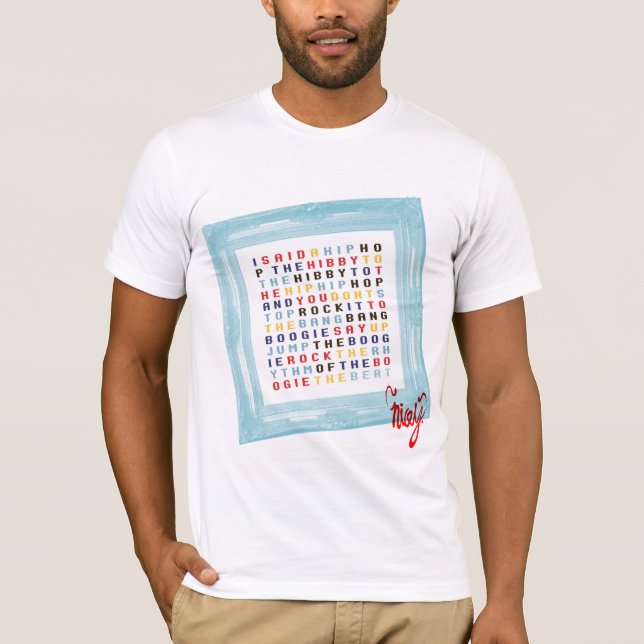 Hip hop t-shirt (Framsida)
