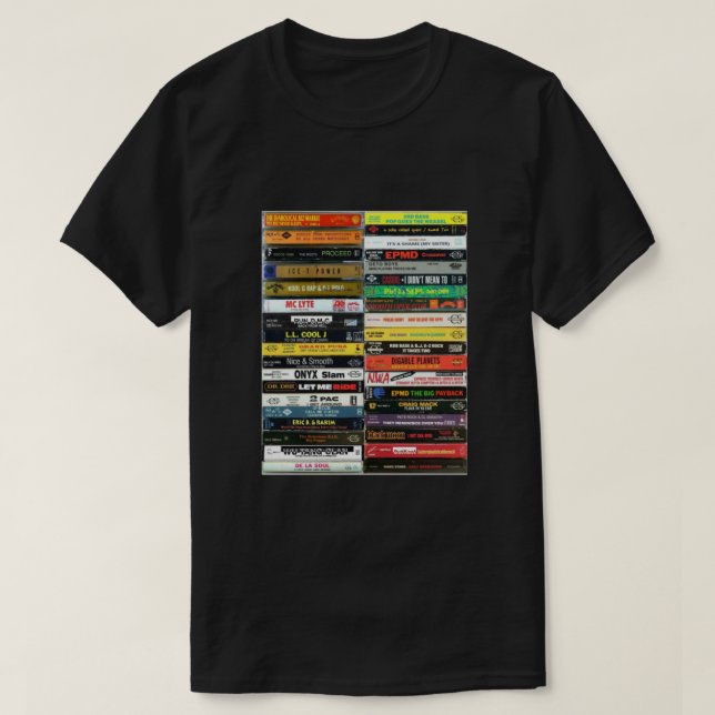 Hip Hop Tapes 90s Hip Hop Tees Classic T Shirt (Design framsida)