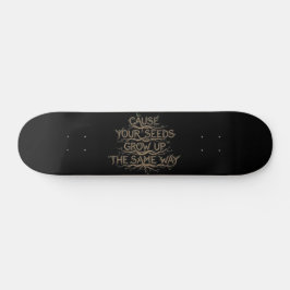 Hip Hop-Text Skateboardväggkonst Mini Skateboard Bräda 18,5 Cm