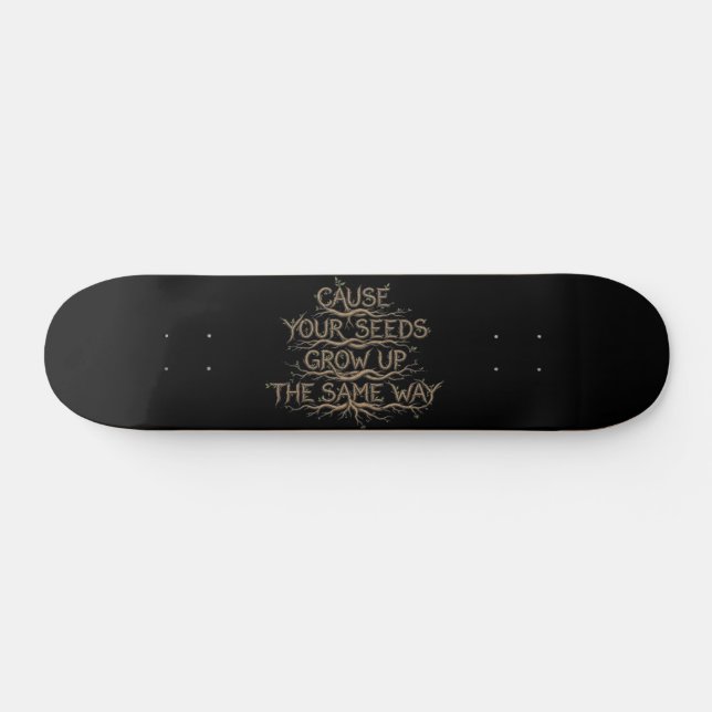 Hip Hop-Text Skateboardväggkonst Mini Skateboard Bräda 18,5 Cm (Horz)