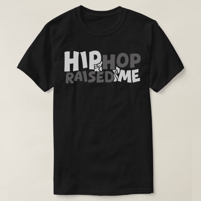 Hip hop tog upp mig t shirt (Design framsida)