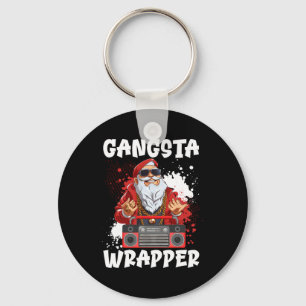 Hip Hop Tomte Gangster Jul Gangsta Slag Nyckelring