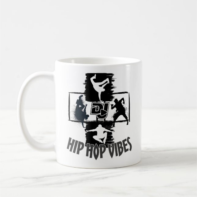 Hip hop Vibes 2.w Kaffemugg (Vänster)