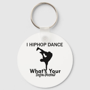 Hip hopdansdesigner nyckelring
