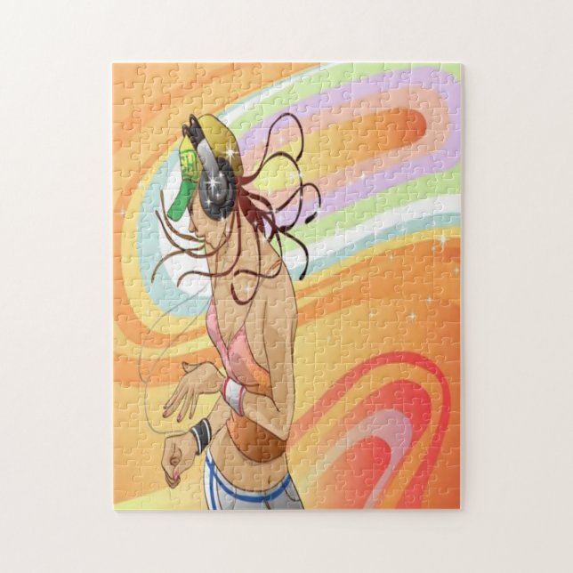 Hip hopflickapussel pussel (Vertikal)