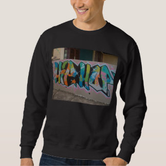 Hip hopgrafitti lång ärmad tröja