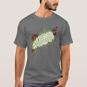 Hip hopgrafitti t-shirt