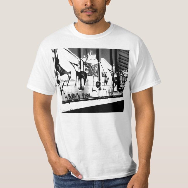 Hip hopgrafittikonst tee shirt (Framsida)
