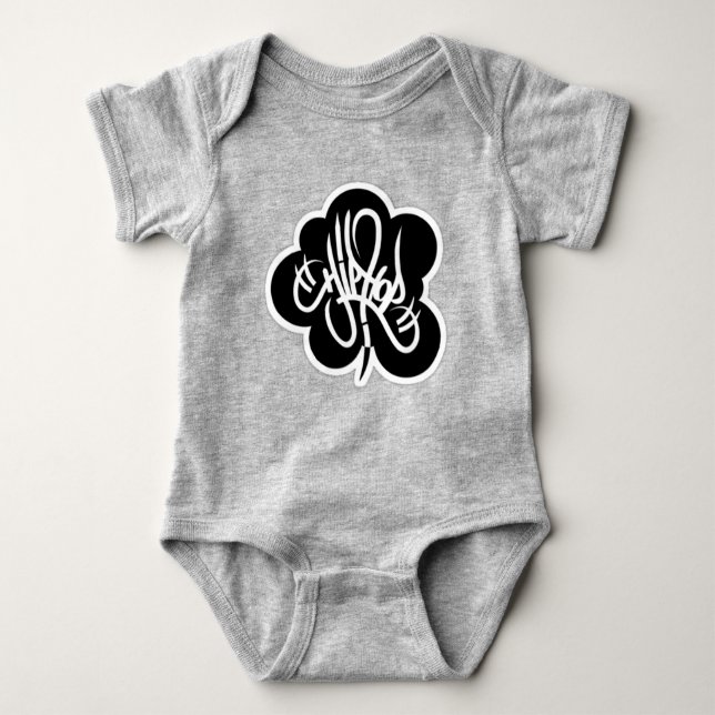 hip hopgrafittimusik tee shirt (Framsida)