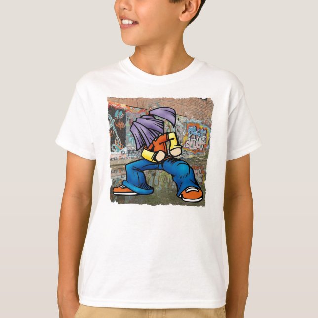 Hip hopgrafittiT-tröja T-shirt (Framsida)