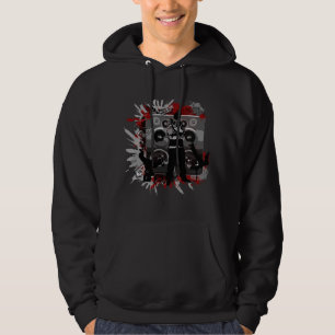 Hip hophögtalare hoodie