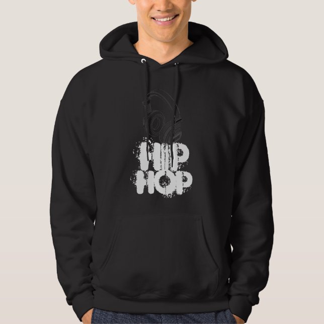 Hip hopHoodie Sweatshirt Med Luva (Framsida)