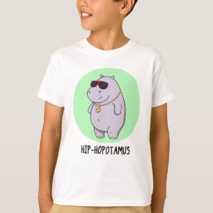 Hip-Hopotamus Funny Hippo Pun T Shirt