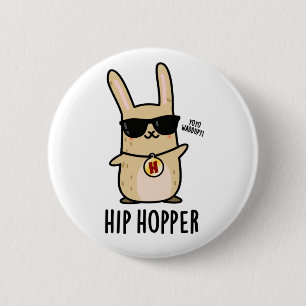 Hip Hopper Funny Bunny Rabbit Pun Knapp