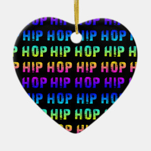 HIP HOPprydnad Julgransprydnad Keramik