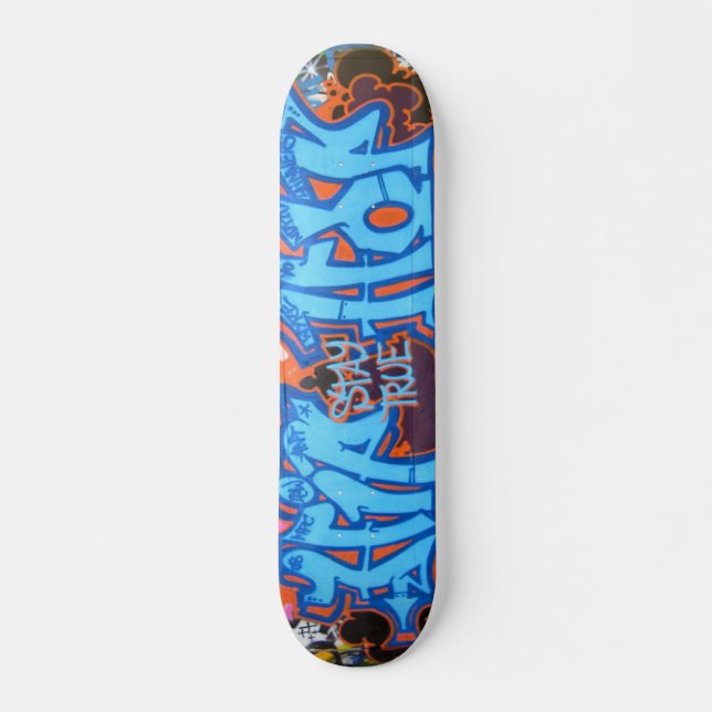 Hip hopSkateboard Skateboard Bräda 19,5 Cm (Framsida)