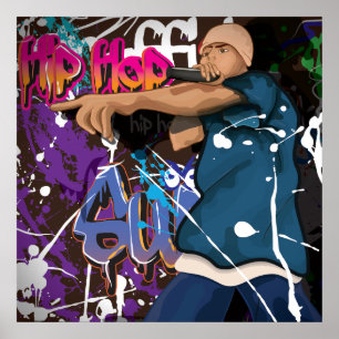 Hip hopstjärna poster