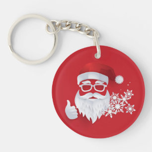Hip Jultomten Papercut på Röd jul