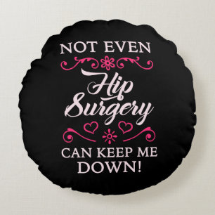 Hip-kirurgi för kvinnor rund kudde