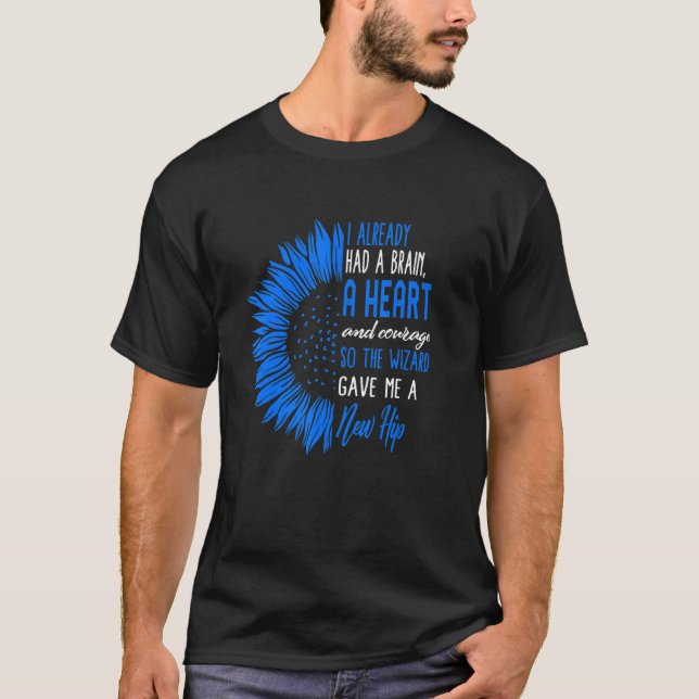 Hip Kirurgi New Hip Solros Bionic Broken Hip R T Shirt (Framsida)