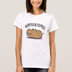 Hip-potatis-mus Funny Hippo Pun T Shirt