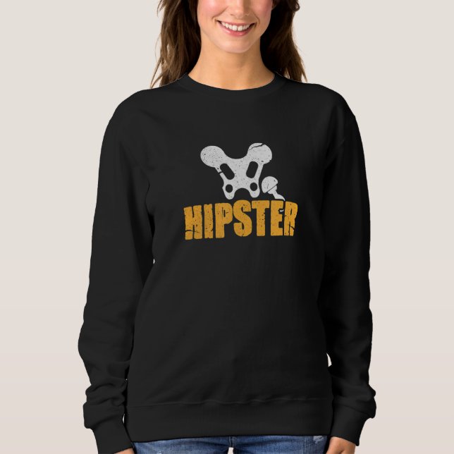 Hip Replacement Hipster Hip Surgery Broken Bone Di T Shirt (Framsida)
