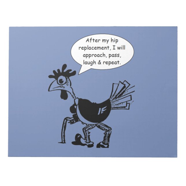 Hip Replacement kirurgi - Roligt offert Anteckningsblock (Framsida)
