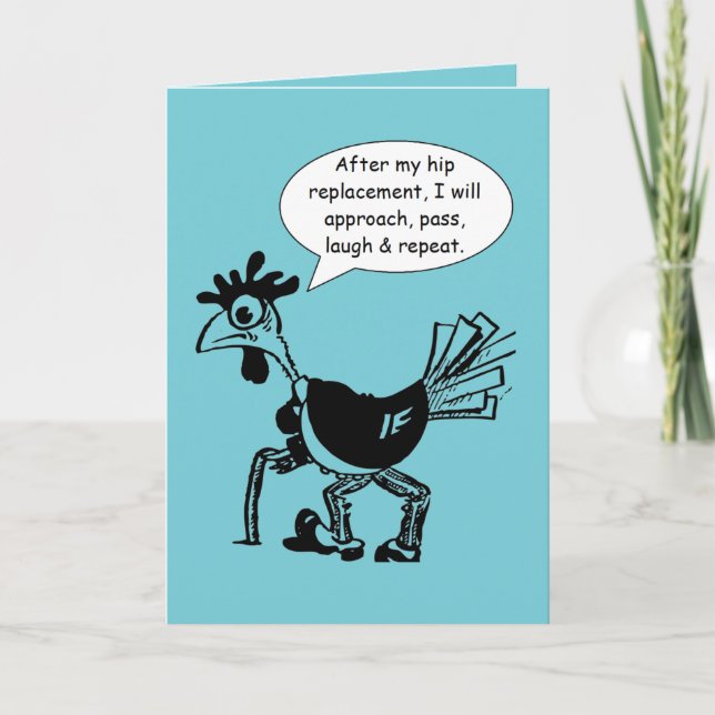 Hip Replacement kirurgi - Roligt offert Kort (Framsida)