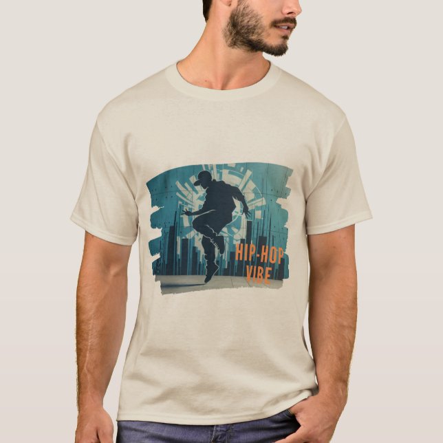 Hip-skutt dancer graffiti t shirt (Framsida)