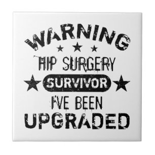 Hip Surgery Humor uppgraderad Kakelplatta