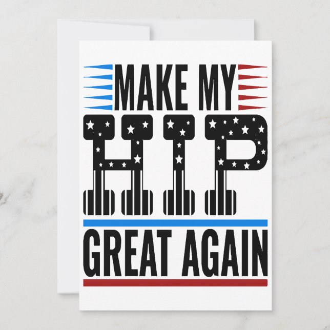 Hip Surgery Inbjudningar (Framsida)