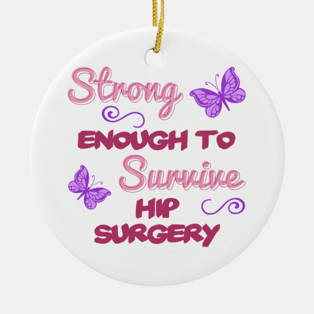 Hip Surgery Strong Julgransprydnad Keramik (Framsidan)