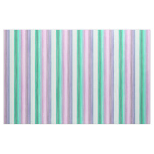 Hip Violet Lila Rosa Mint Grönt Rand Mönster Tyg