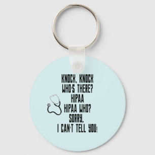 HIPAA Humor Nyckelring