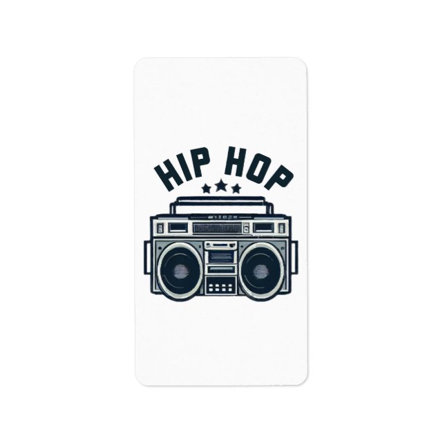 Hiphop Adressetikett (Framsidan)