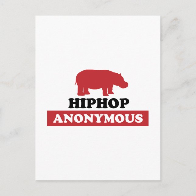 HipHop Anonymous Vykort (Framsida)