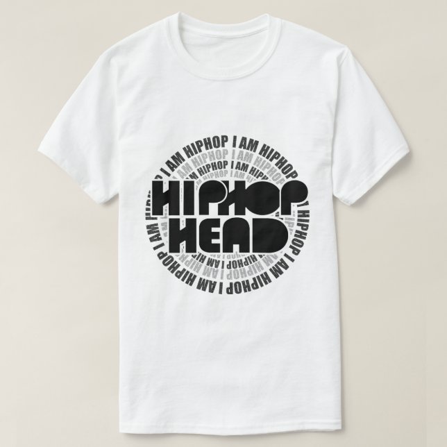 HipHop Head för Eternity T Shirt (Design framsida)