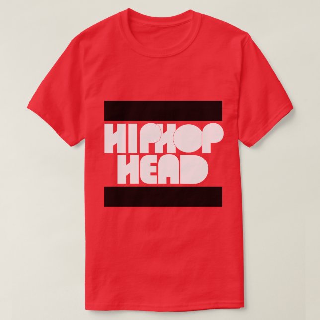HipHop Huvud Javisst  T Shirt (Design framsida)