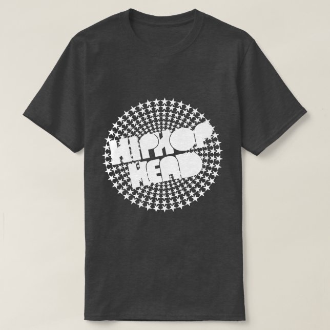 HipHop-huvud med alla stjärnor T Shirt (Design framsida)