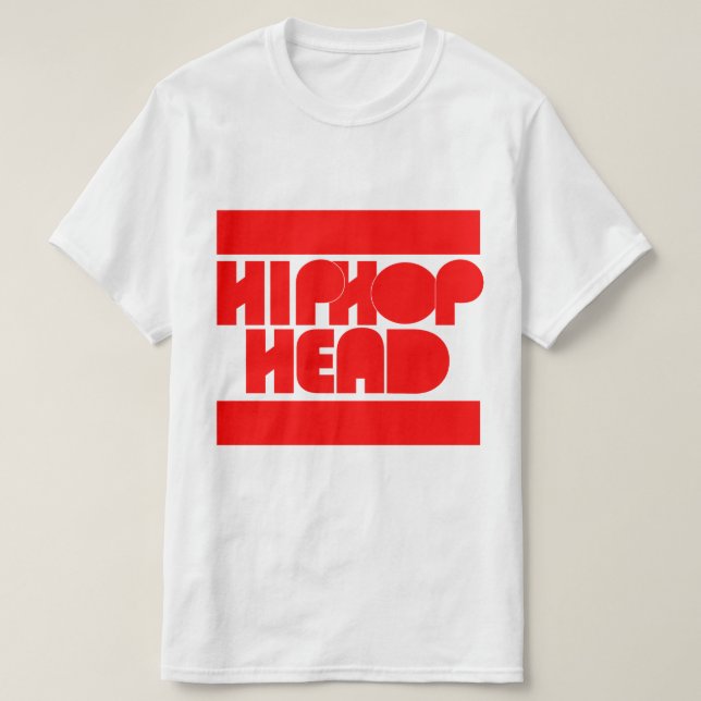 Hiphop huvud t shirt (Design framsida)