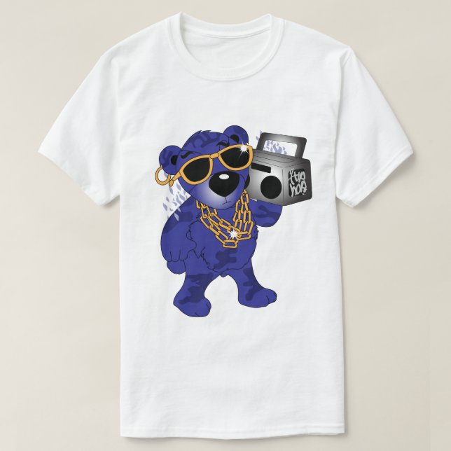 HipHop Nallebjörn T Shirt (Design framsida)