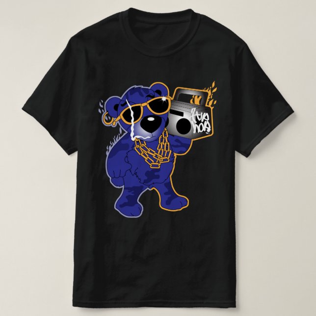 HipHop Nallebjörn  T Shirt (Design framsida)
