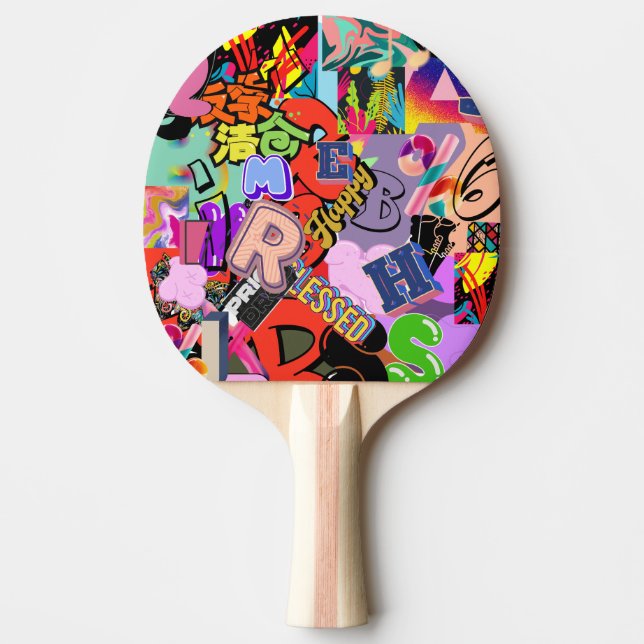 Hiphop ping pong  pingisracket (Framsidan)